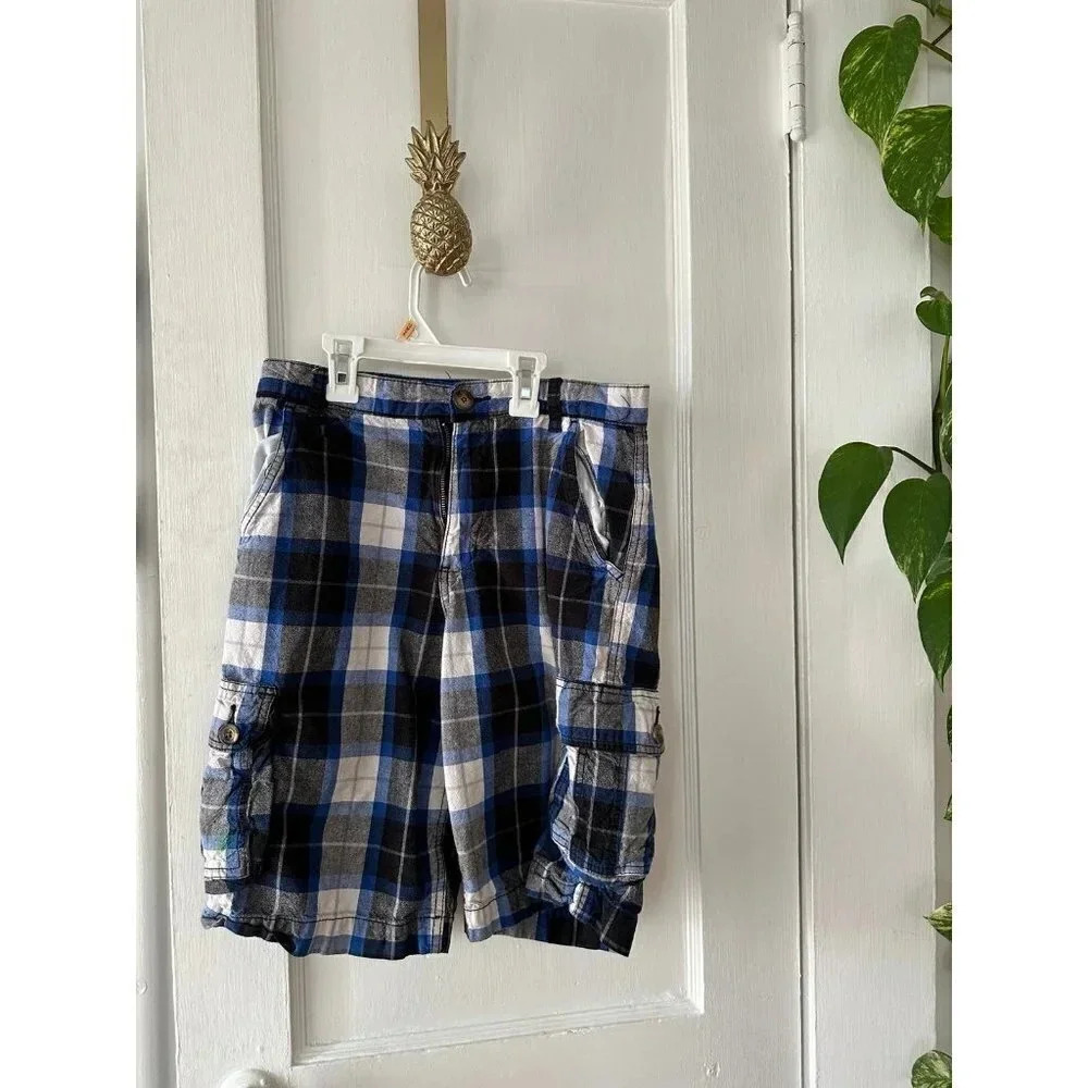 Faded Glory Size 18 youth checkered Shorts
